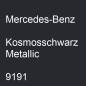 Preview: Mercedes-Benz, Kosmosschwarz Metallic, 9191.